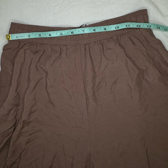 NWT - PRIMARK Pants Brown Elastic Waist Women’s 6 - Picture 3 of 4